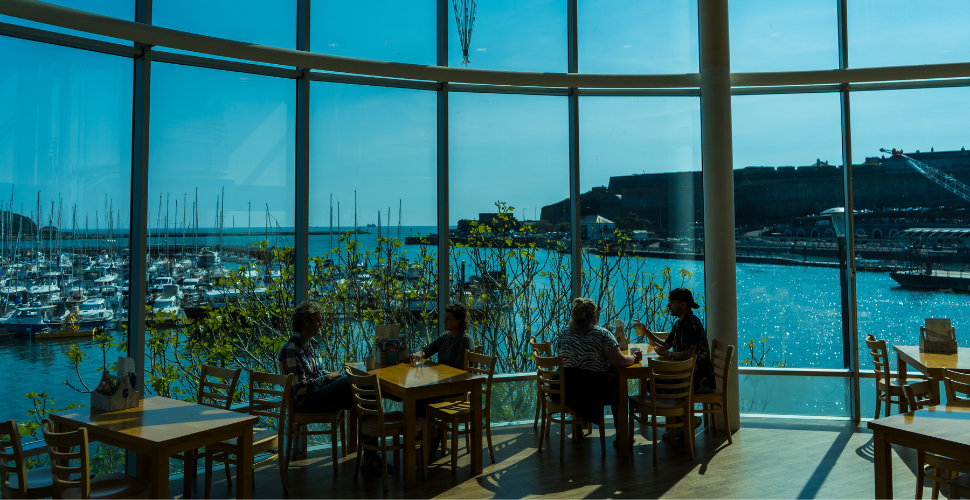 The Café in the National Marine Aquarium